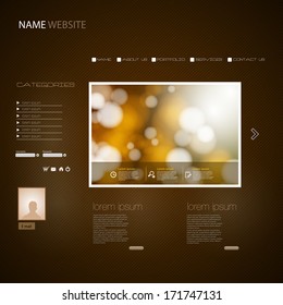 Website Design Template, easy all editable