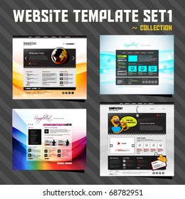 Website Design Template Set 1