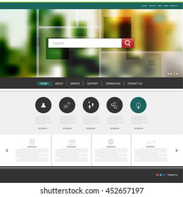 website design template vector. 