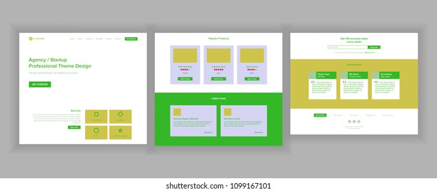 Website Design Template Vector. Business Background. Landing Web Page. Financial Statistics. Electronic Backdrop. Money Pay. Workflow Organisation. Illustration