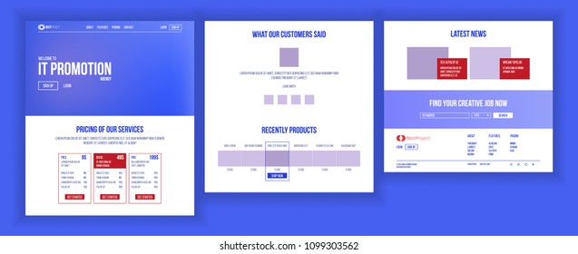 Website Design Template Vector. Business Background. Landing Web Page. Financial Statistics. Electronic Backdrop. Workflow Organisation. Design Business. Illustration
