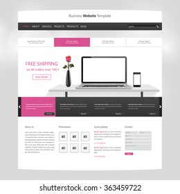 Website Design Template For Your Business