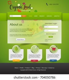 Website design template.Vector Background for business banner element concept.