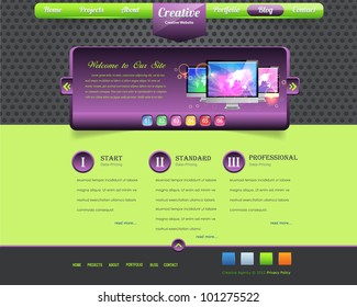 Website design vector elements