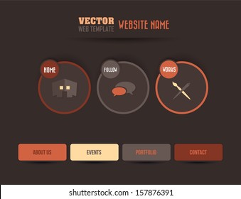 Website Design Vector Flat Elements