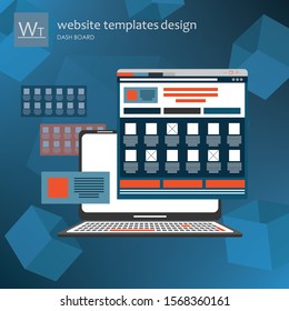 Website Design Wire frame Internet Browser