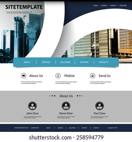 Website Design for Your Business with Skyscraper Background