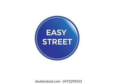 website, easy street, offer, button, learn stay, tuned, level, sign, speech, bubble  banner, modern, symbol, click. 