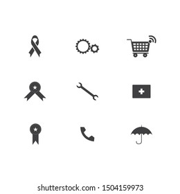 website element icons for web design. Modern website elements icon set. Vector file in layers for easy editing