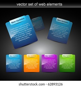 website elements design elements label