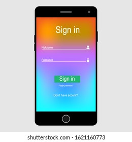 Website elements. Login, Registration - vector


