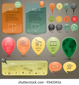Website Elements, vector