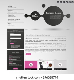 Website Elements/Template Design for Your Business Site 