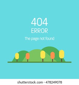 website error 404 header design
