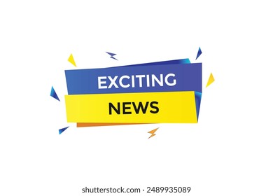 Website, spannende Nachrichten, online, Button, lernen, bleiben, gestimmt, Ebene, Zeichen, Sprache, Bubble Banner, modern, Symbol, Klicken. 
