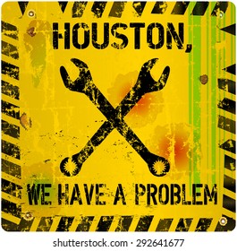Website failure sign, vector illustration