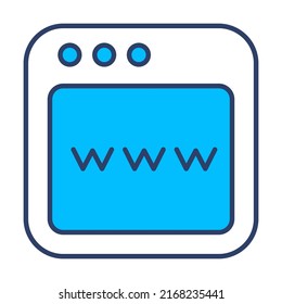 website Finance Related Vector Line Icon. Editable Stroke Pixel Perfect.