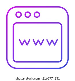 website Finance Related Vector Line Icon. Editable Stroke Pixel Perfect.