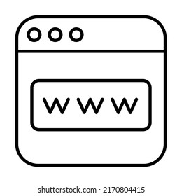icono de línea de vectores relacionados con finanzas del sitio web. Pixel de Stroke Editable Perfecto.