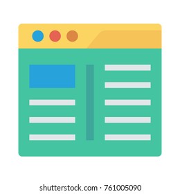  website flat icon 