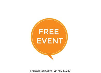 Website, kostenlose Veranstaltung , Angebot, Button, lernen, bleiben, gestimmt, Stufe, Zeichen, Ansprache, Bubble Banner, modern, Symbol, Klicken. 