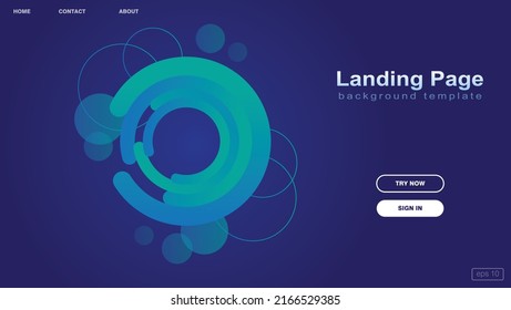 Website geometric background for landing page design with cool gradation color vector eps 10