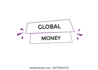 Website, globales Geld, Angebot, Button, lernen, bleiben, gestimmt, Level, Zeichen, Sprache, Bubble Banner, modern, Symbol, Klicken. 