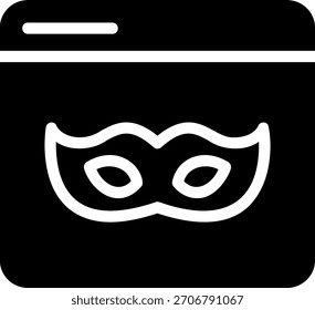 website glyph icon illustration vector