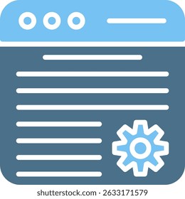 Website Glyph Two Colour Icon
