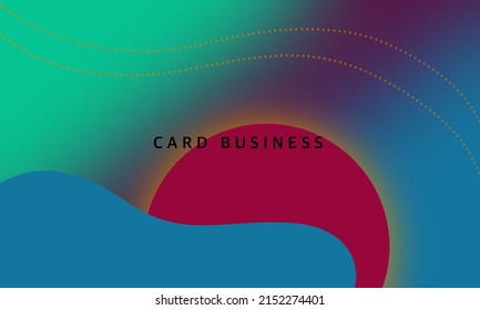 website gradient color abstract business card