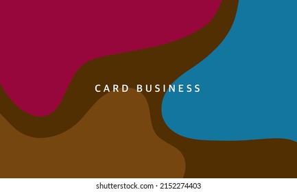 website gradient color abstract business card
