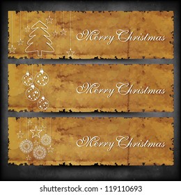 Website header or banner for Merry Christmas celebration. EPS 10.