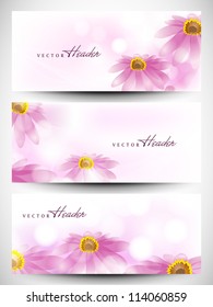 Cabecera del sitio web o conjunto de banners. EPS 10.