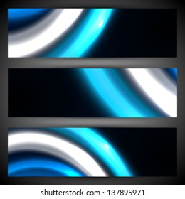 Website header or banner set. EPS 10.