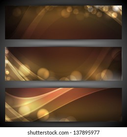 Website header or banner set. EPS 10.