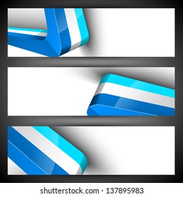 Website header or banner set. EPS 10.