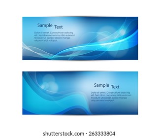 Website header or banner set. EPS 10