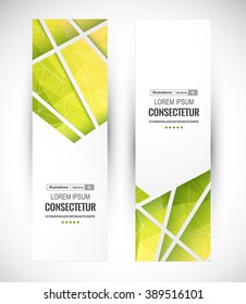 Website header or banner set. Vector illustration for your business presentations. EPS10.