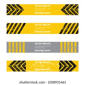 Website header or banner set for your advertising