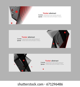 Website header or banner web set abstract. Abstract red black background