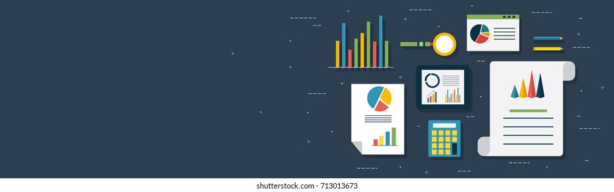 Diseño de encabezados o banners de sitios web con diseño de infografías.