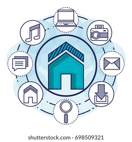 website home page internet netwok multimedia items