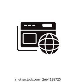 website icon collection .design style with background