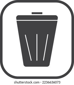 Website icon, delete symbol black vector