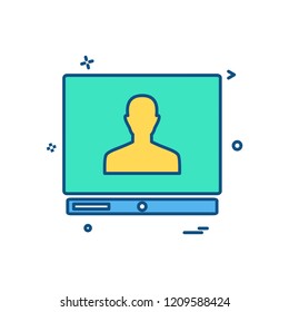 Website icon design vector