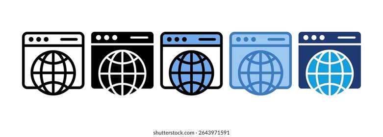 Website Icon Element For Design