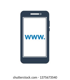 Website Icon. Flat style vector EPS.