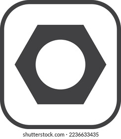 Website icon, interface icon black vector