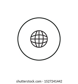 Website icon, internet icon for social networks, vector