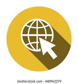 Website  icon,  isolated. Flat  design.